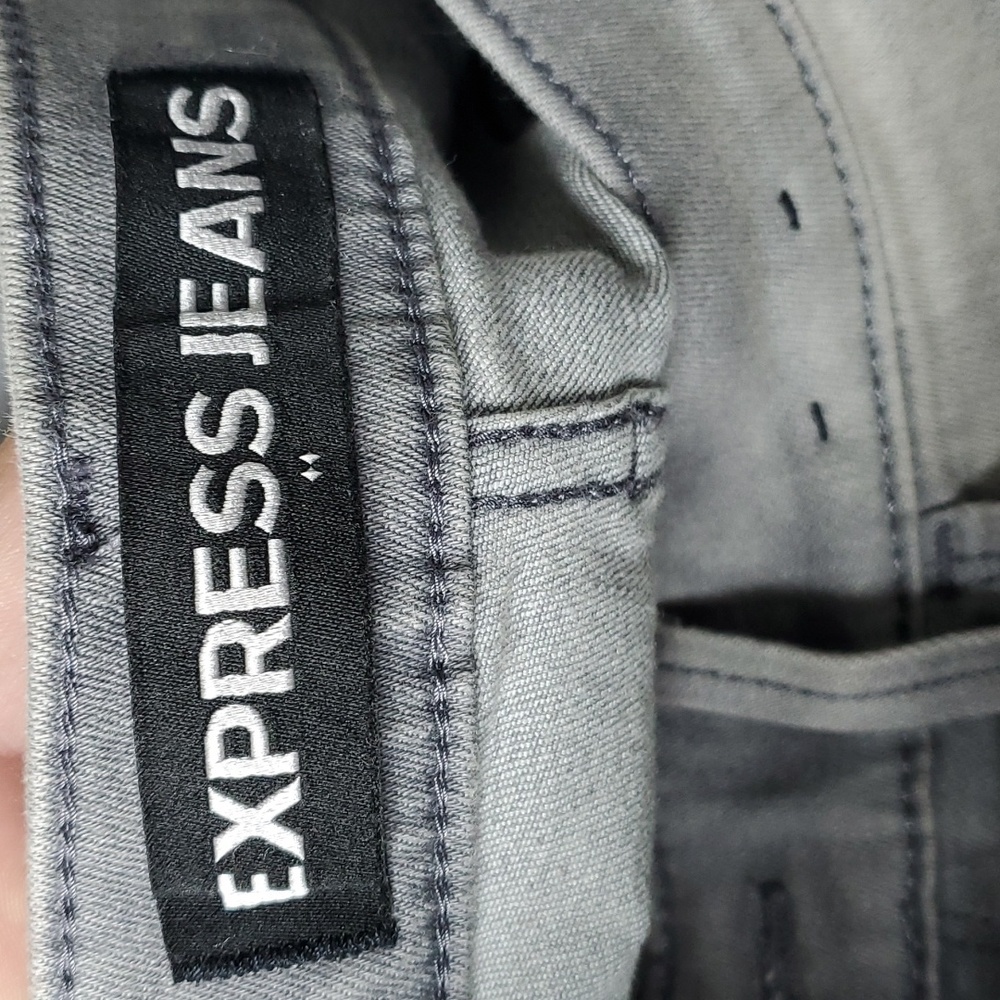 EXPRESS MID RISE JEANS 8 - Picture 2 of 3
